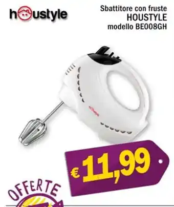 Houstyle Sbattitore con fruste modello BE008GH