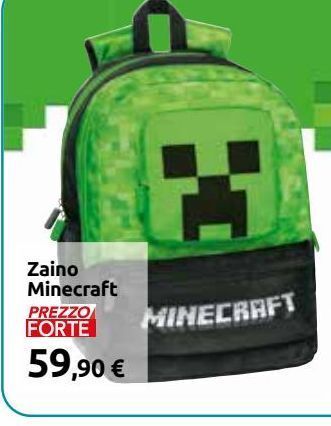 Carrefour Iper Zaino minecraft offerta