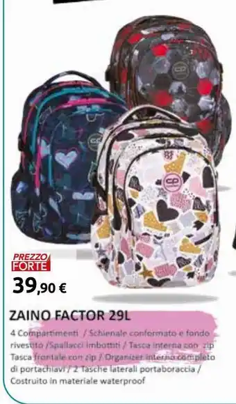Carrefour Iper Zaino factor 29l offerta