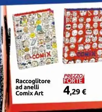 Raccoglitore ad anelli comix art