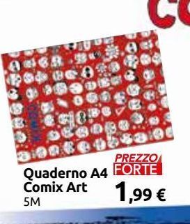 Quaderno a4 comix art
