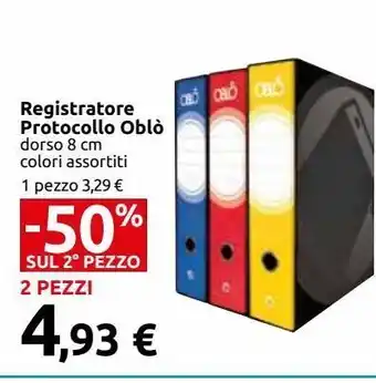 Carrefour Iper Registratore protocollo oblo offerta