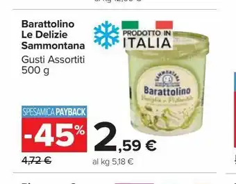 Carrefour Market Barattolino le delize sammontana 500 g offerta