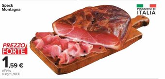 Carrefour Market Speck montagna offerta