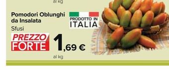 Carrefour Market Pomodori oblunghi da insalata offerta