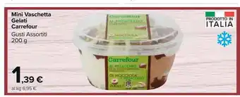 Carrefour Market Mini vaschetta di gelato carrefour 200 g offerta
