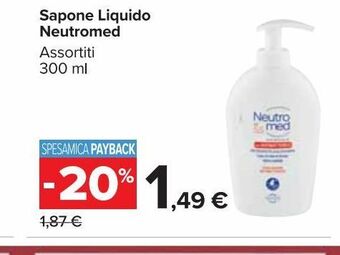 Carrefour Market Sapone liquido neutromed offerta