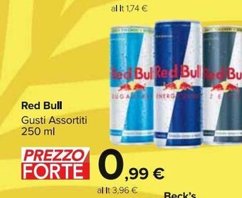 Carrefour Market Red bull 250 ml offerta