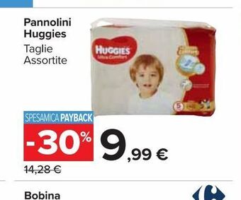 Carrefour Market Pannolini huggies offerta