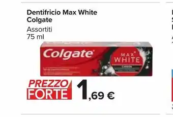 Carrefour Market Dentifricio maxi white colgate offerta