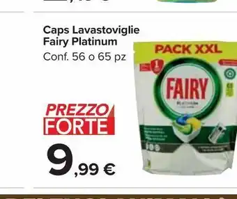 Carrefour Market Detersivo lavastoviglie fairy platinum offerta
