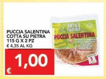 Puccia salentina cotta su pietra