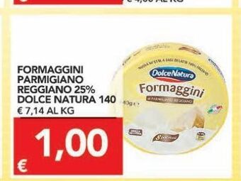 TuoDi Formaggini parmigiano reggiano 25% dolce natura offerta