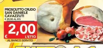 TuoDi Prosciutto crudo san daniele cavazzuti offerta
