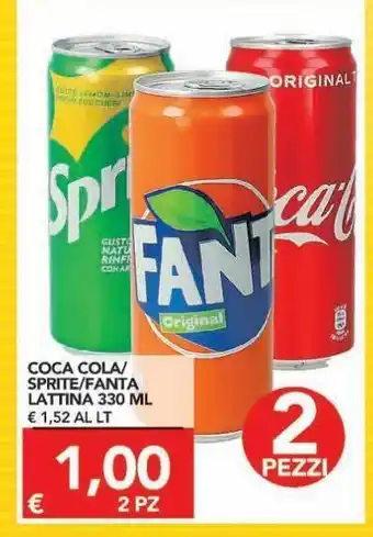 TuoDi Coca-cola/sprite/fanta lattina offerta