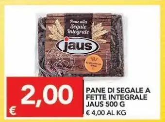 TuoDi Pane di segale a fette integrale jaus offerta