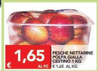 TuoDi Pesche nettarine polpa gialla cestino offerta