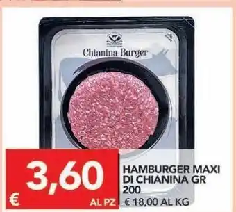 TuoDi Hamburger maxi di chianina offerta