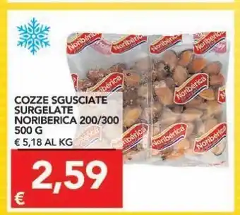 TuoDi Cozze sgusciate surgelate noriberica offerta