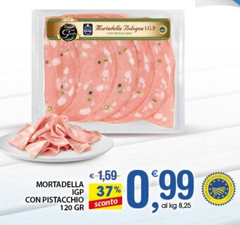 Qui Discount Mortadella IGP con Pistacchio 120 gr offerta