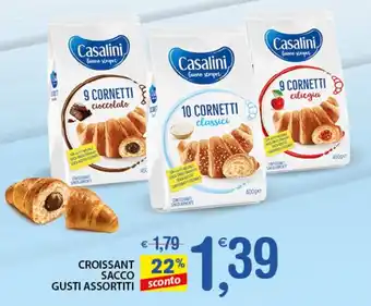 Qui Discount Croissant Sacco gusti assortiti offerta