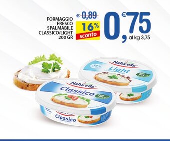 Qui Discount Formaggio Fresco Spalmabile Classico/Light 200 gr offerta