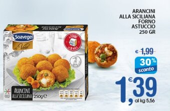Qui Discount Arancini Alla Siciliana Forno Astuccio 250 gr offerta