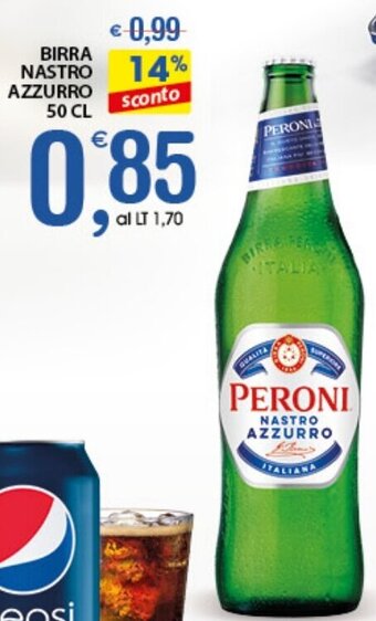 Qui Discount Birra Nastro Azzurro 50 cl offerta