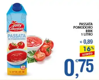 Qui Discount Passata Pomodoro Brik 1 litro offerta