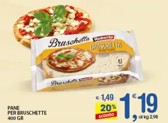 Qui Discount Pane Per Bruschette 400 gr offerta