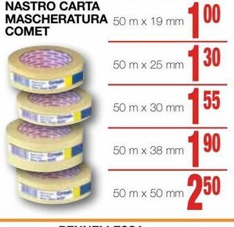 Mondo Brico Nastro carta mascheratura comet offerta