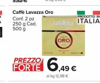 Carrefour Market Caffè lavazza oro offerta