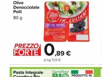 Carrefour Market Olive denocciolate polli offerta