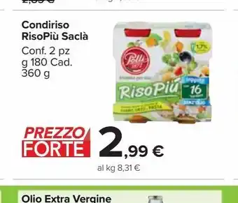 Carrefour Market Condiriso riso piu saclà offerta