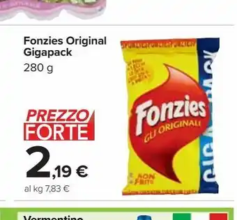 Carrefour Market Fonzies original gigapack 280 g offerta