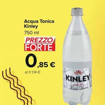 Carrefour Market Acqua tonica kinley 750 ml offerta