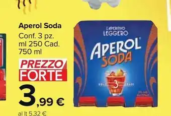 Carrefour Market Aperol soda offerta