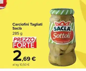 Carrefour Market Carciofini tagliati scala 285 g offerta