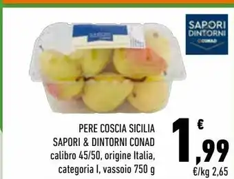 Conad City Pere coscia sicilia sapori & dintorni conad offerta