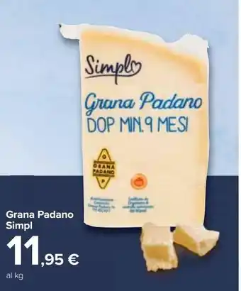 Carrefour Market Grana padano simpl offerta