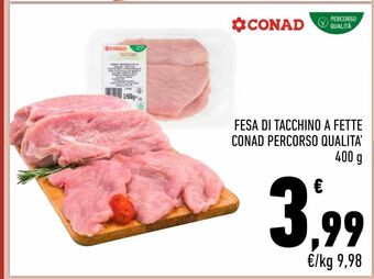 Conad City Fesa di tacchino a fette conad percorso qualità offerta