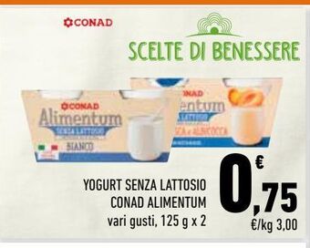 Conad City Yogurt senza lattosio conad alimentum offerta
