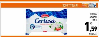 Conad City Certosa galbani offerta