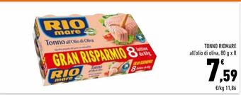 Conad City Tonno rio mare offerta