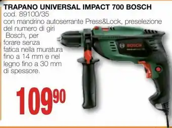 Mondo Brico Trapano universal impact 700 bosch offerta