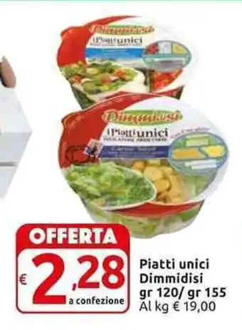 Carrefour Express Dimmidisi Piatti unici gr 120/ gr 155 offerta