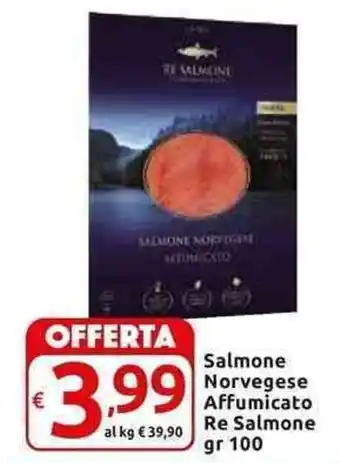 Carrefour Express Re Salmone Salmone Norvegese Affumicato gr 100 offerta