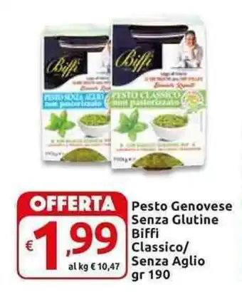 Carrefour Express Biffi Pesto Genovese Senza Glutine Classico/Senza Aglio gr 190 offerta