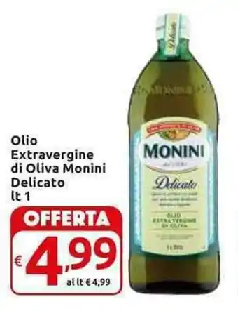 Carrefour Express Monini Delicato Olio Extravergine di Oliva lt 1 offerta