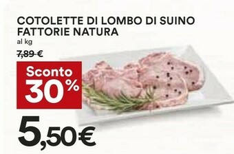 Coop Fattorie Natura Bistecche di maiale offerta